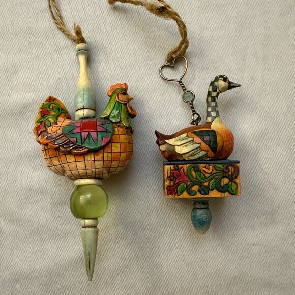 Jim Shore Heartwood Creek, Twelve Days of Christmas Ornament Set - Picture 10 of 16